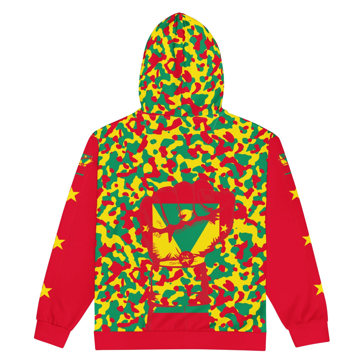 Grenada Flag Camo Unisex zip hoodie - Conscious Apparel Store