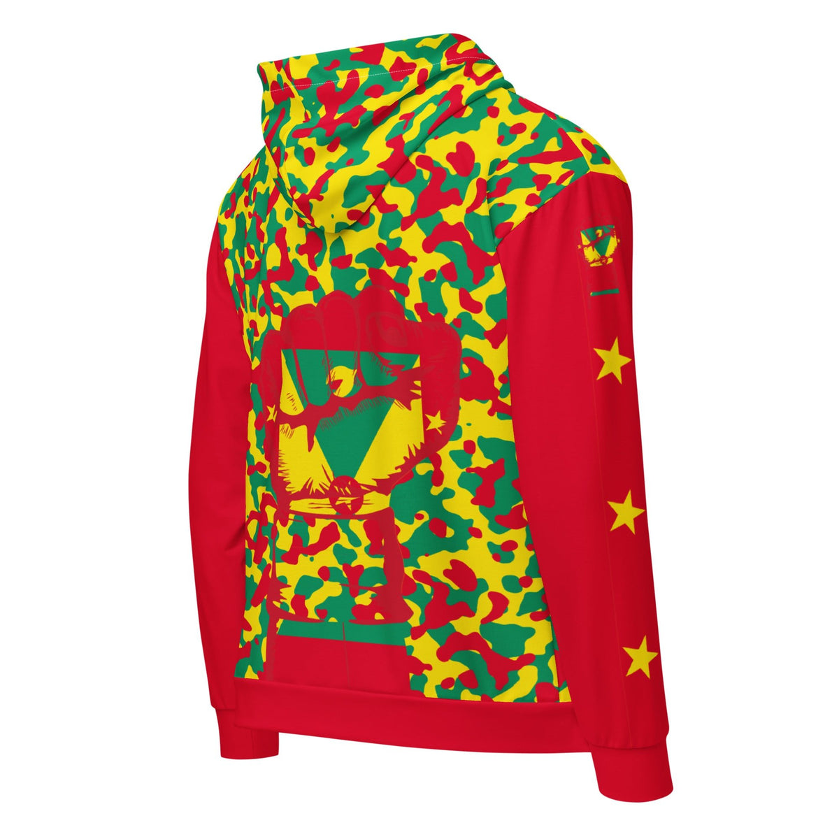 Grenada Flag Camo Unisex zip hoodie - Conscious Apparel Store