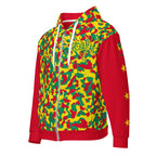 Grenada Flag Camo Unisex zip hoodie - Conscious Apparel Store