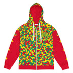 Grenada Flag Camo Unisex zip hoodie - Conscious Apparel Store