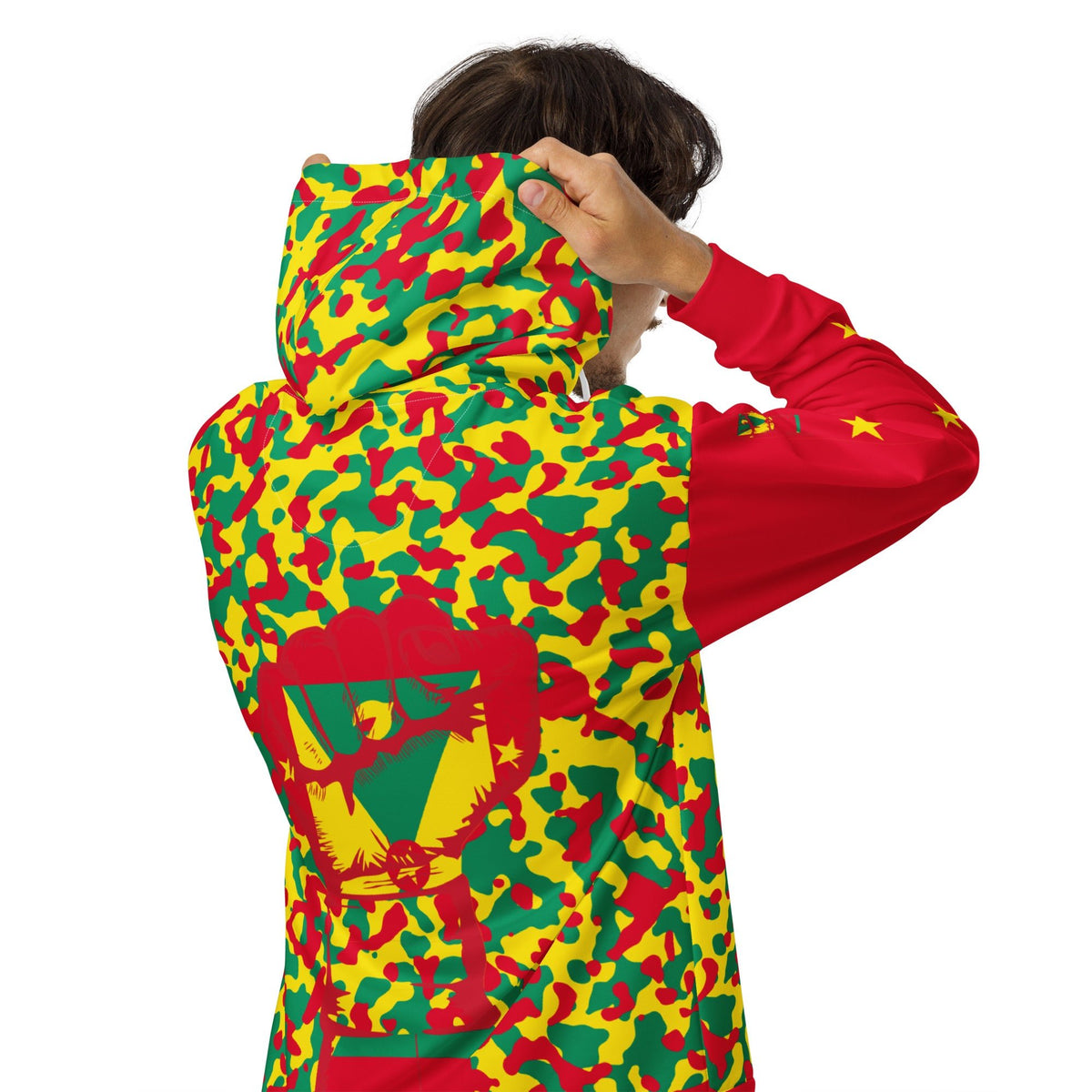 Grenada Flag Camo Unisex zip hoodie - Conscious Apparel Store