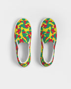 Grenada Flag Camo Women's Slip - On Canvas Shoe - Conscious Apparel Store