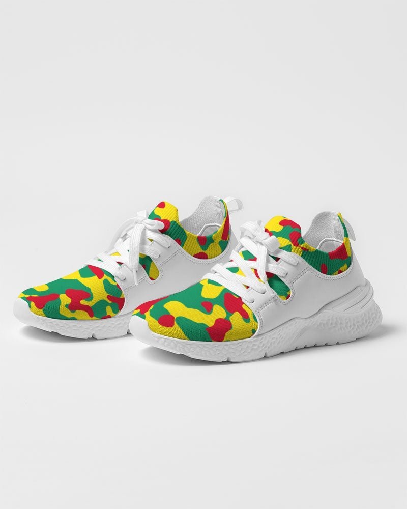 Grenada Flag Camo Women's Two-Tone Sneaker - Conscious Apparel Store