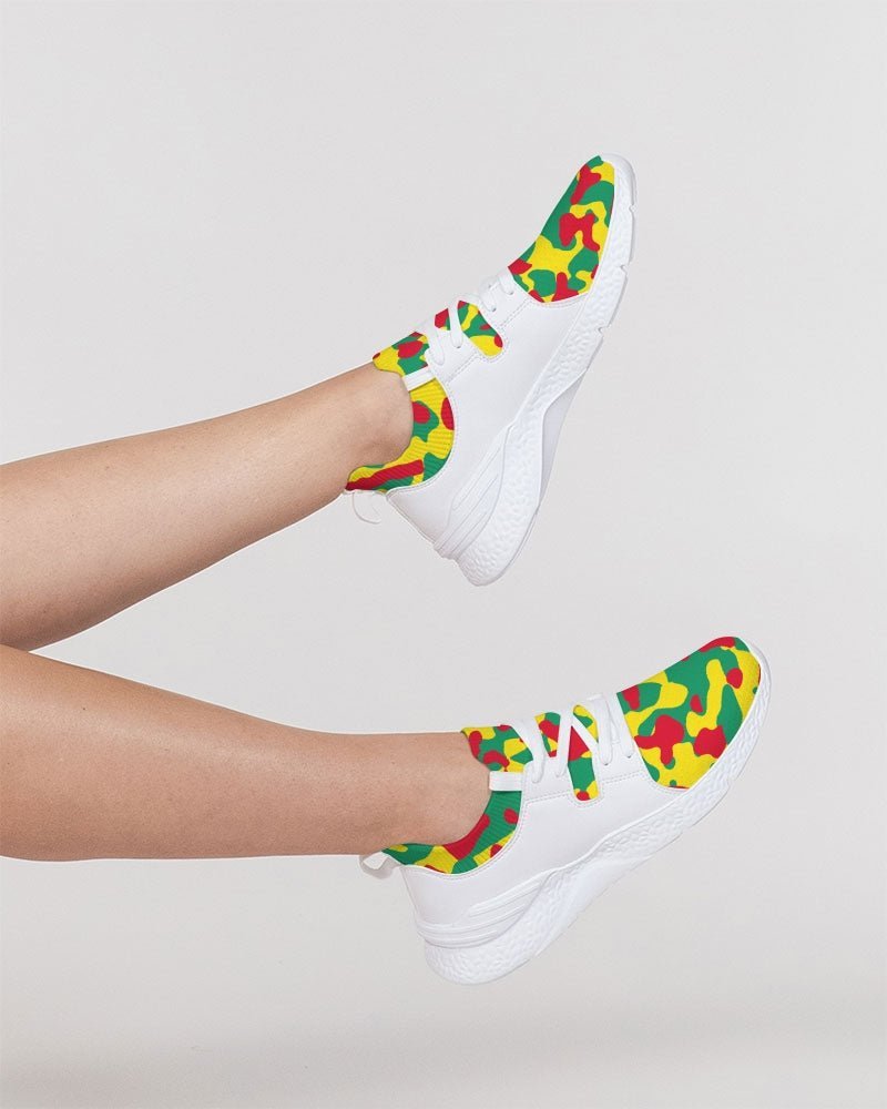 Grenada Flag Camo Women's Two-Tone Sneaker - Conscious Apparel Store