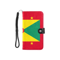 Grenada Flag Flip Leather Purse for Mobile Phone/Small - Conscious Apparel Store