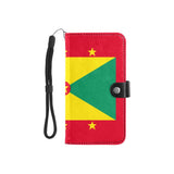 Grenada Flag Flip Leather Purse for Mobile Phone/Small - Conscious Apparel Store