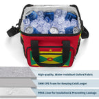 Grenada Flag Insulated Cooler Bag - Conscious Apparel Store