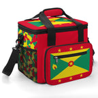 Grenada Flag Insulated Cooler Bag - Conscious Apparel Store