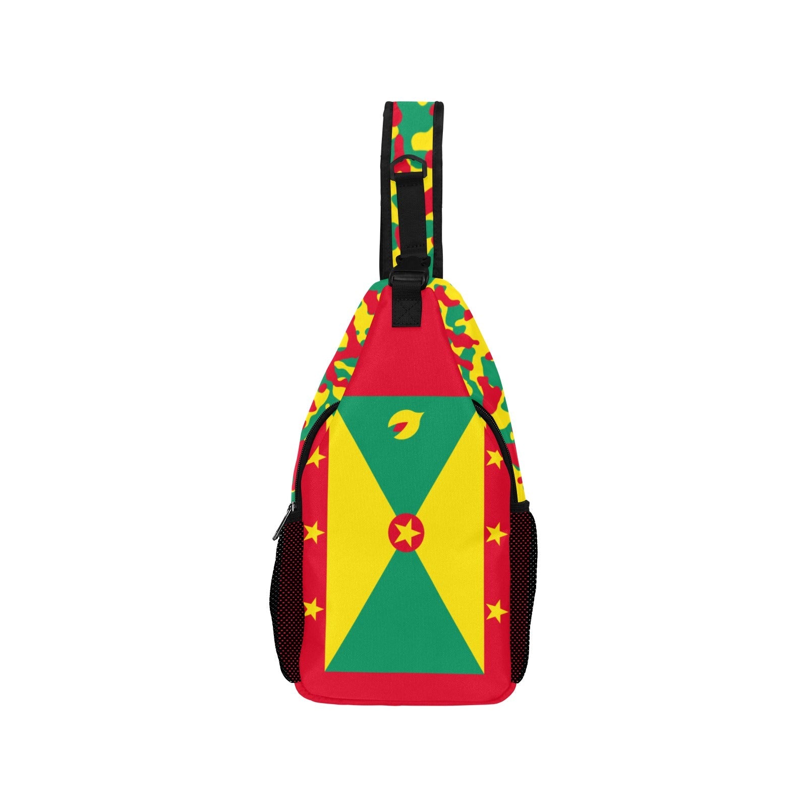 Grenada Flag Men's Casual Chest Bag - Conscious Apparel Store