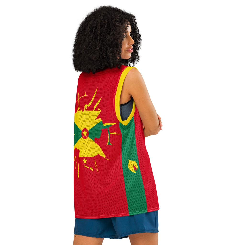 Grenada Flag Premium Sport Jersey Tank Top - Conscious Apparel Store