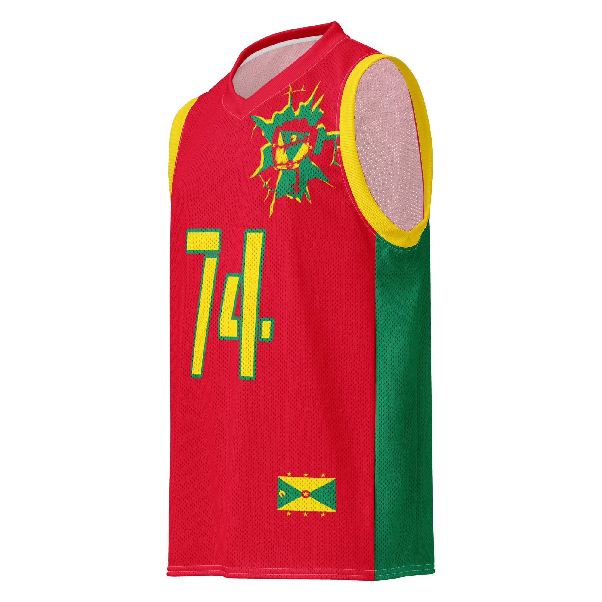 Grenada Flag Premium Sport Jersey Tank Top - Conscious Apparel Store