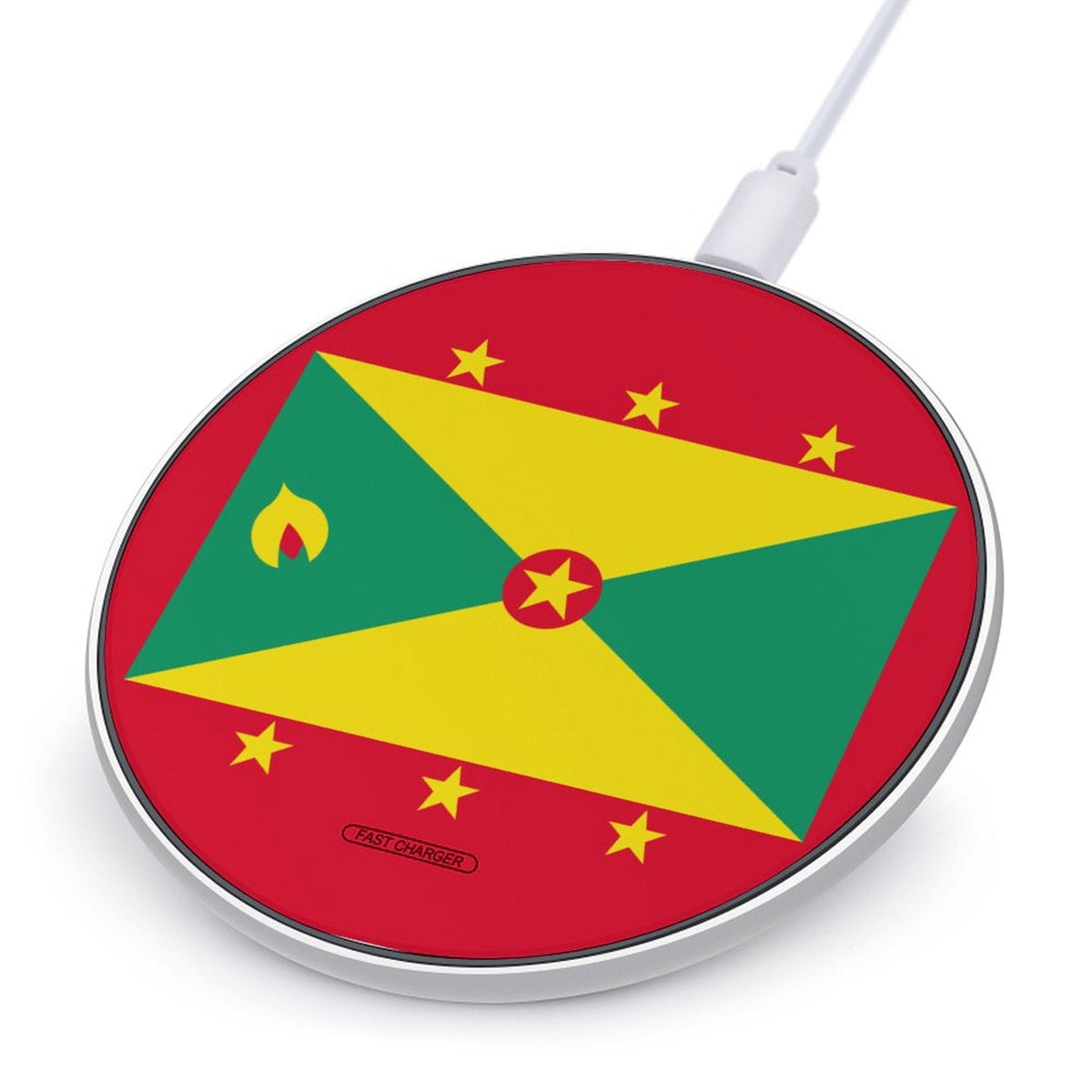 Grenada Flag Wireless Charging Pad - Conscious Apparel Store