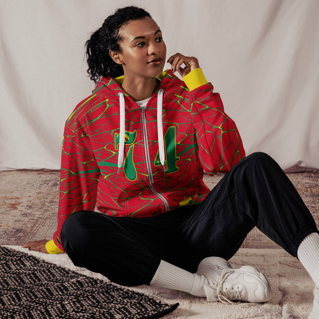 Grenada Football Unisex zip hoodie - Conscious Apparel Store