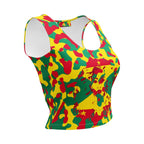 Grenada Girl Camo Crop Top - Conscious Apparel Store