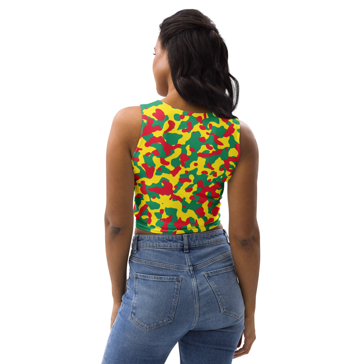 Grenada Girl Camo Crop Top - Conscious Apparel Store