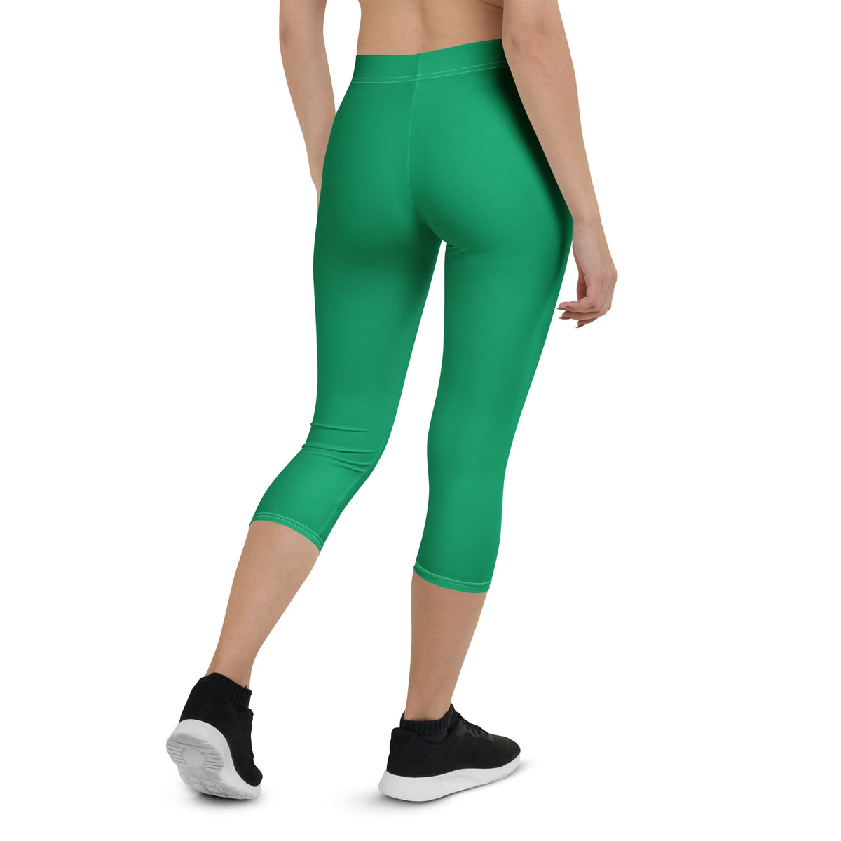 Grenada Green Capri Leggings - Conscious Apparel Store