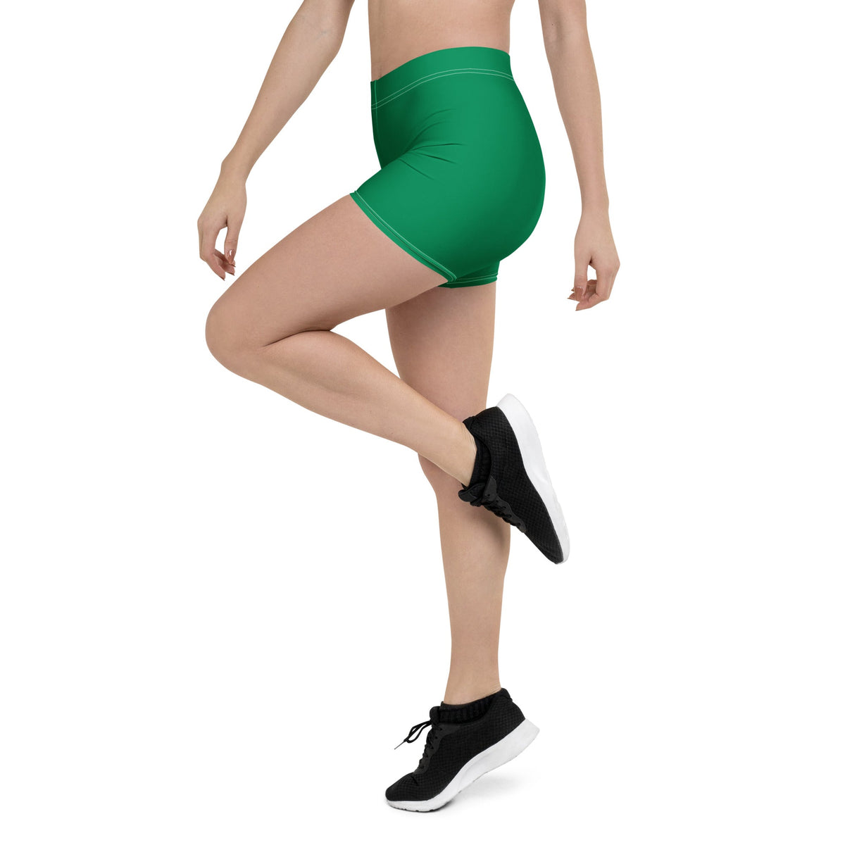 Grenada Green Leggings Shorts - Conscious Apparel Store