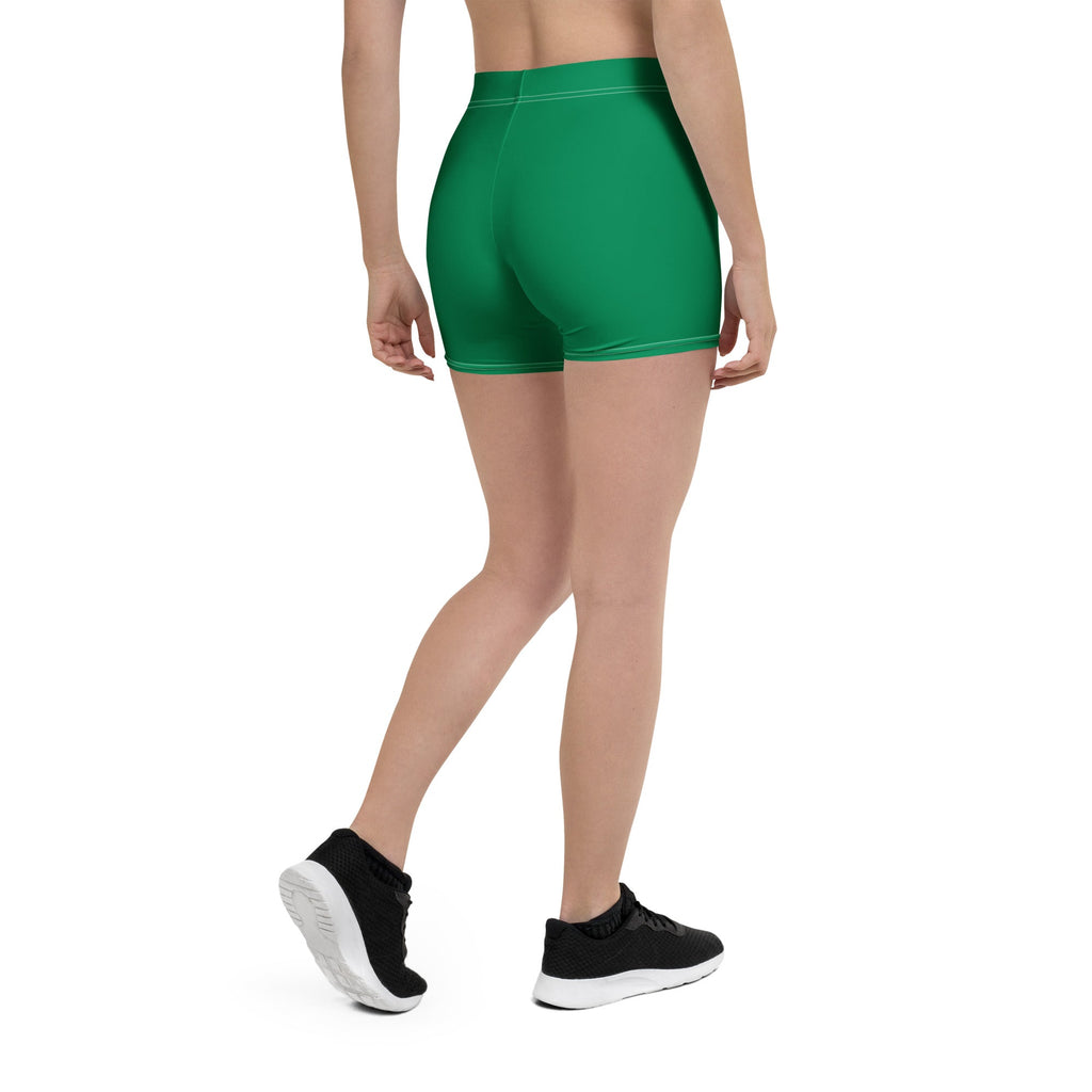 Grenada Green Leggings Shorts - Conscious Apparel Store