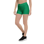 Grenada Green Leggings Shorts - Conscious Apparel Store