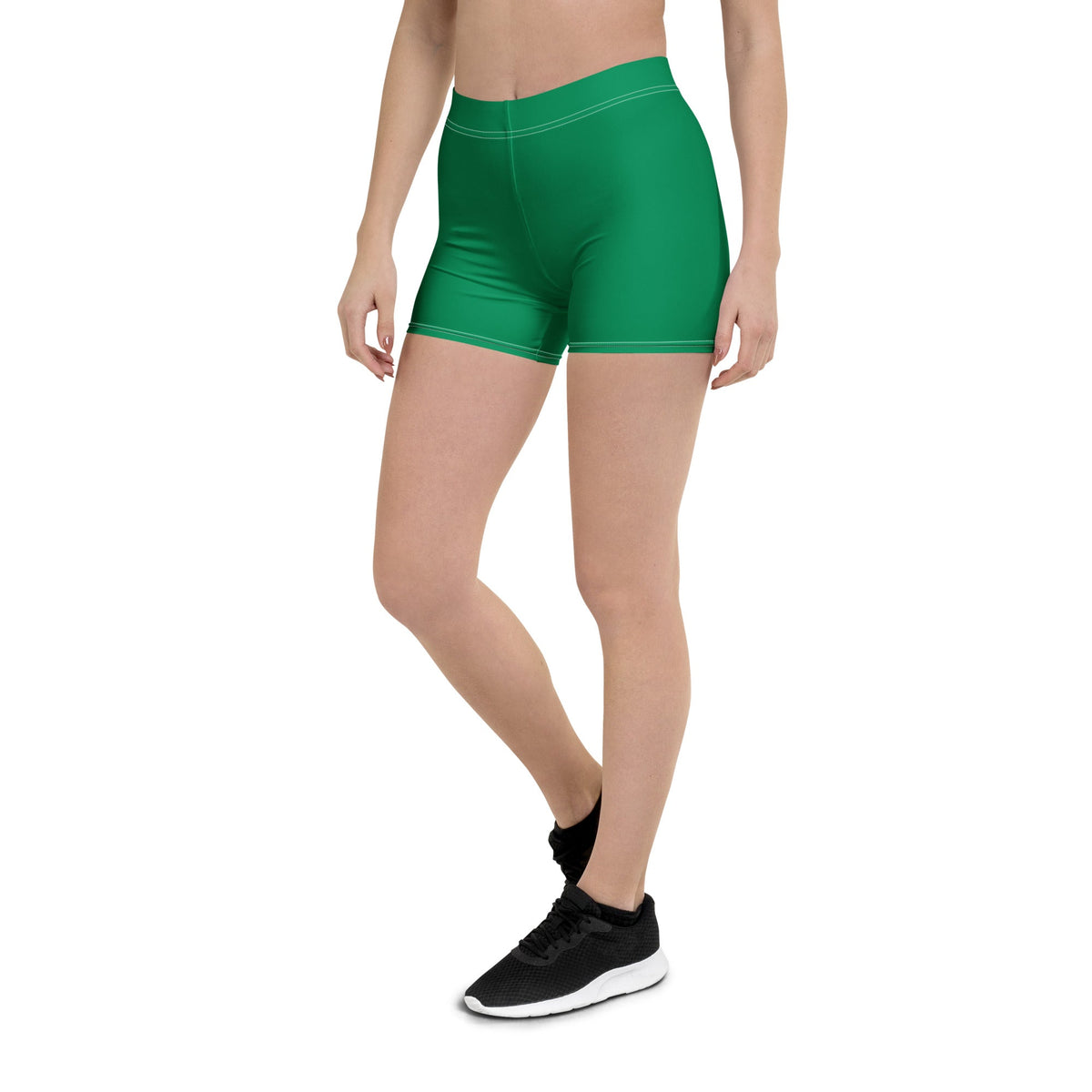 Grenada Green Leggings Shorts - Conscious Apparel Store