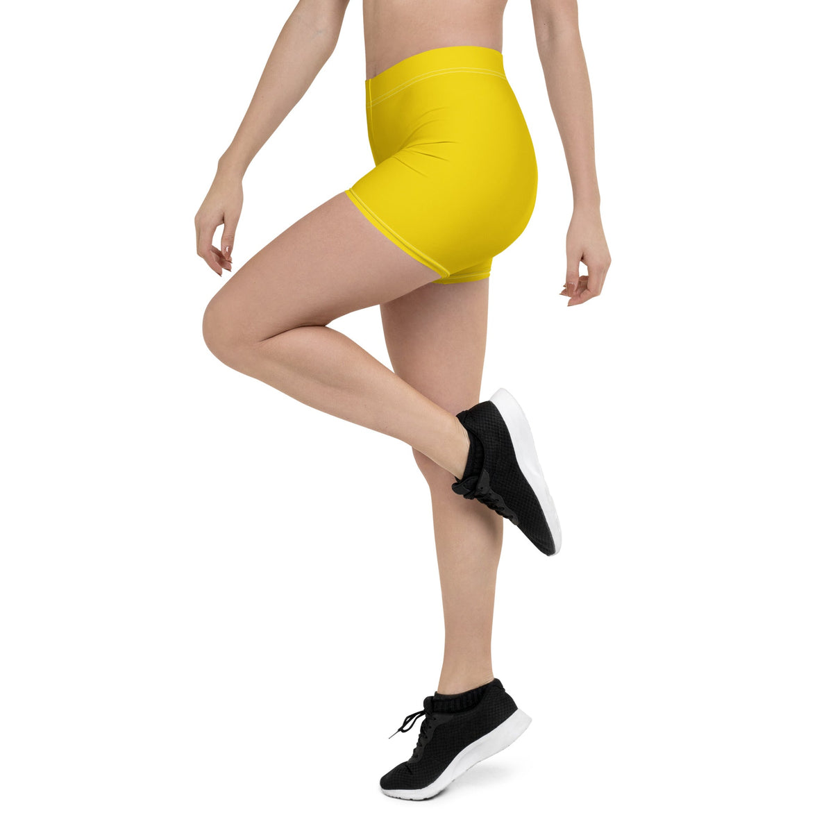 Grenada Yellow Leggings Shorts - Conscious Apparel Store