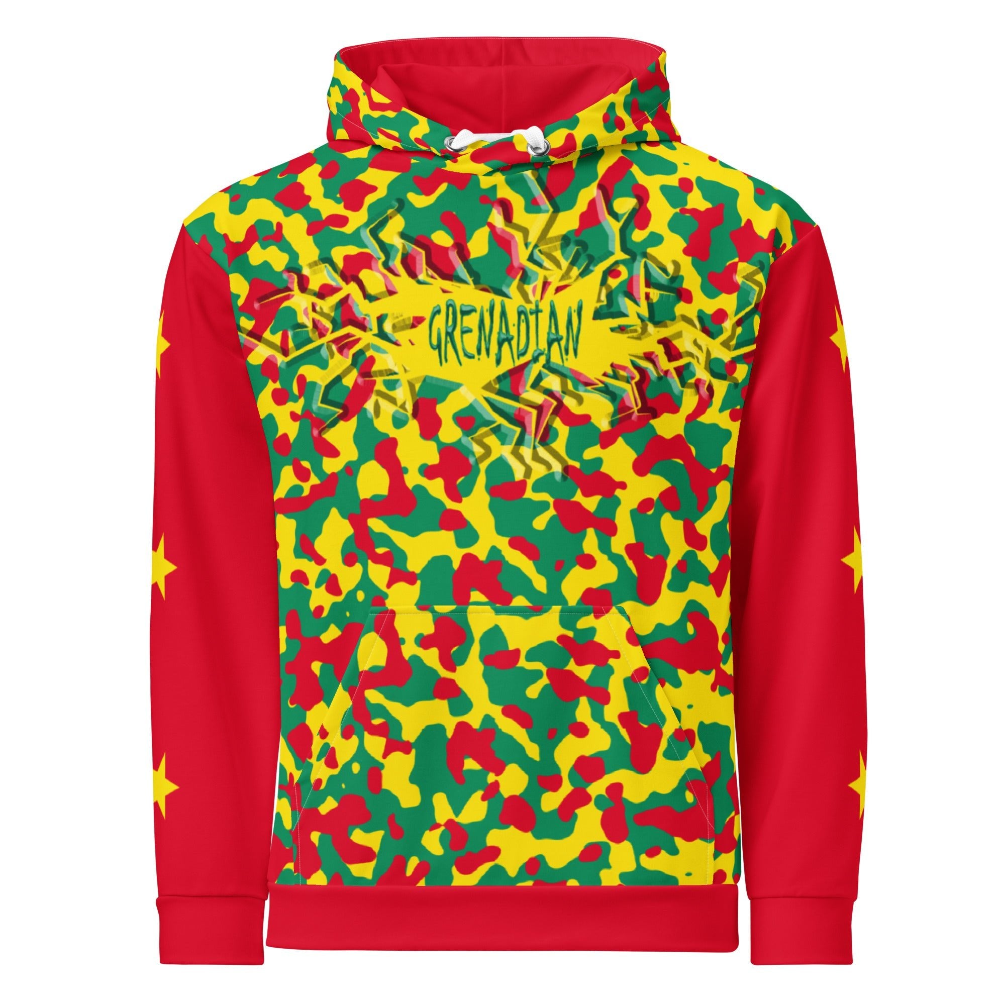 Grenadan Girl Camo Unisex Pullover Hoodie - Conscious Apparel Store