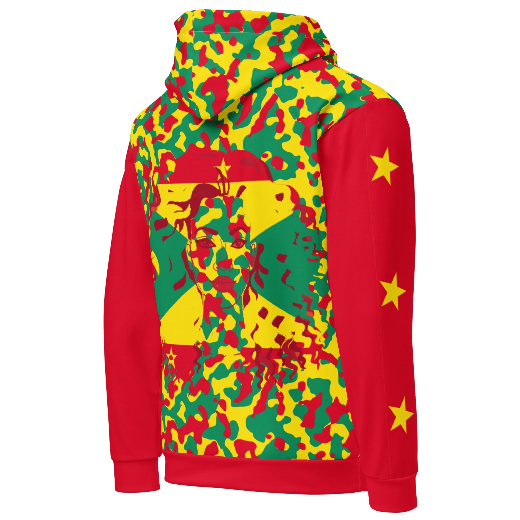 Grenadan Girl Camo Unisex Pullover Hoodie - Conscious Apparel Store