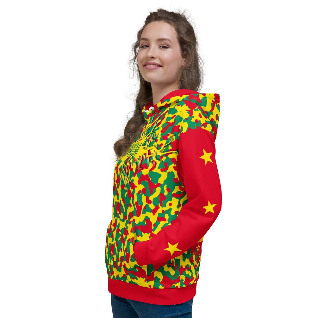 Grenadan Girl Camo Unisex Pullover Hoodie - Conscious Apparel Store