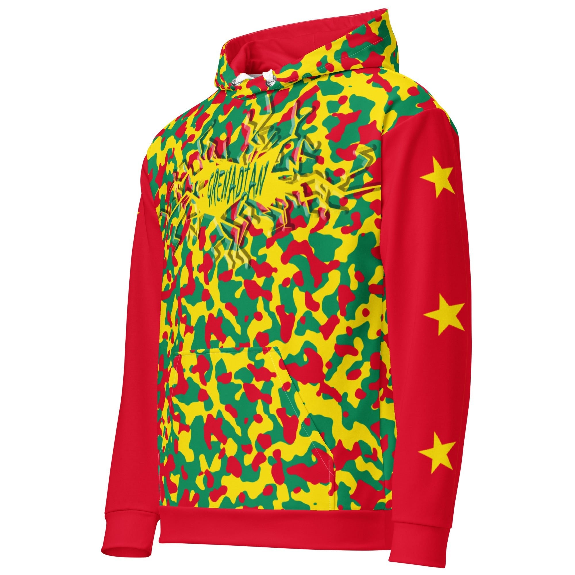 Grenadan Girl Camo Unisex Pullover Hoodie - Conscious Apparel Store