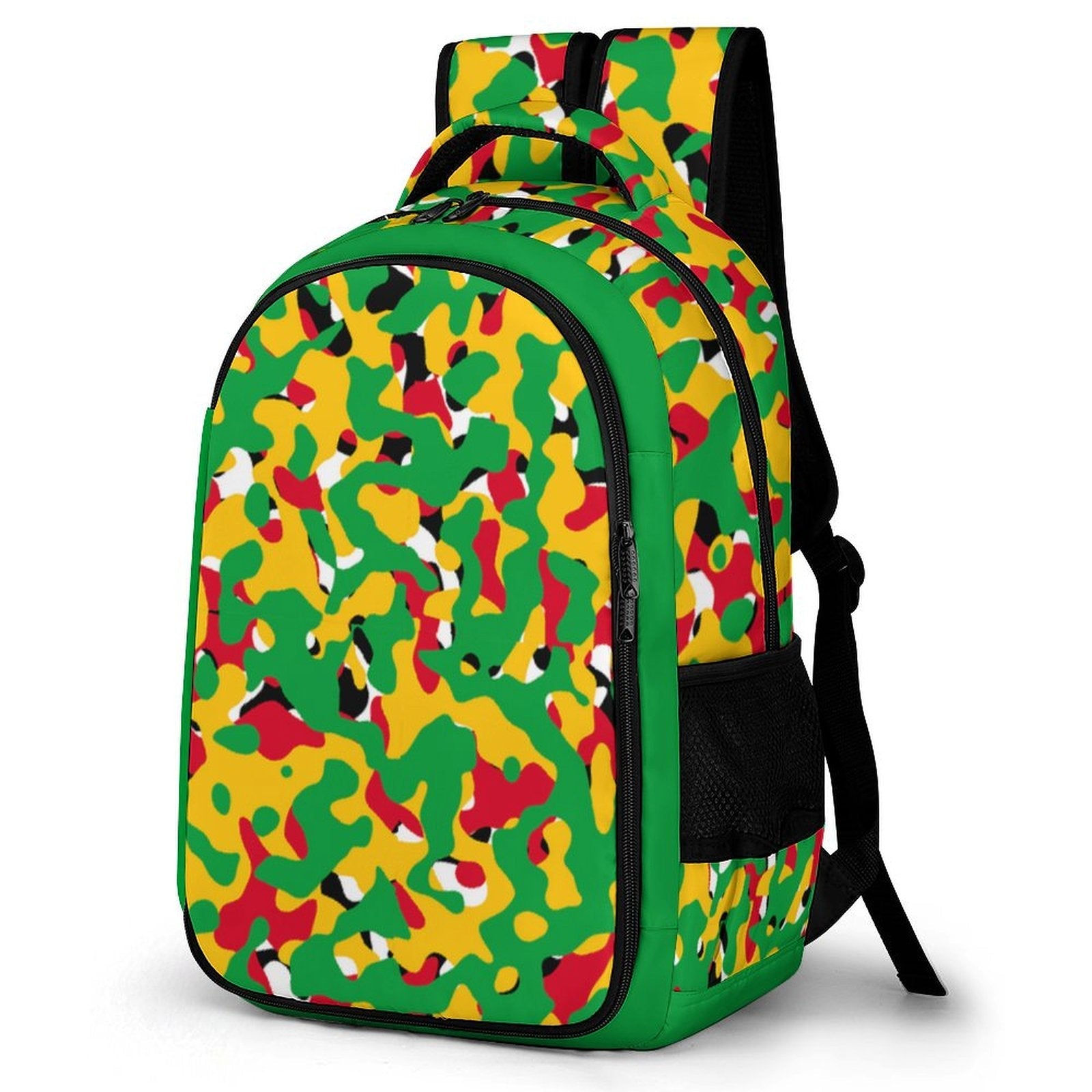 Guyana Flag Camo Casual Backpack - Conscious Apparel Store