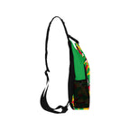 Guyana Flag Camo Men's Casual Chest Bag - Conscious Apparel Store
