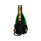 Guyana Flag Camo Men's Casual Chest Bag - Conscious Apparel Store