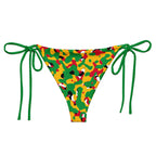 Guyana Flag Camo string bikini bottom - Conscious Apparel Store