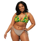 Guyana Flag Camo string bikini top - Conscious Apparel Store