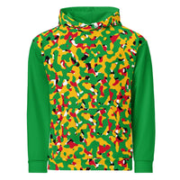 Guyana Flag Camo Unisex Hoodie - Conscious Apparel Store