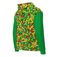 Guyana Flag Camo Unisex zip hoodie - Conscious Apparel Store