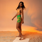 Guyana Flag Camo Yoga Shorts - Conscious Apparel Store