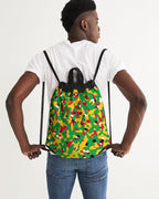 Guyana Flag Camouflage Canvas Drawstring Bag - Conscious Apparel Store