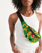 Guyana Flag Camouflage Crossbody Sling Bag - Conscious Apparel Store