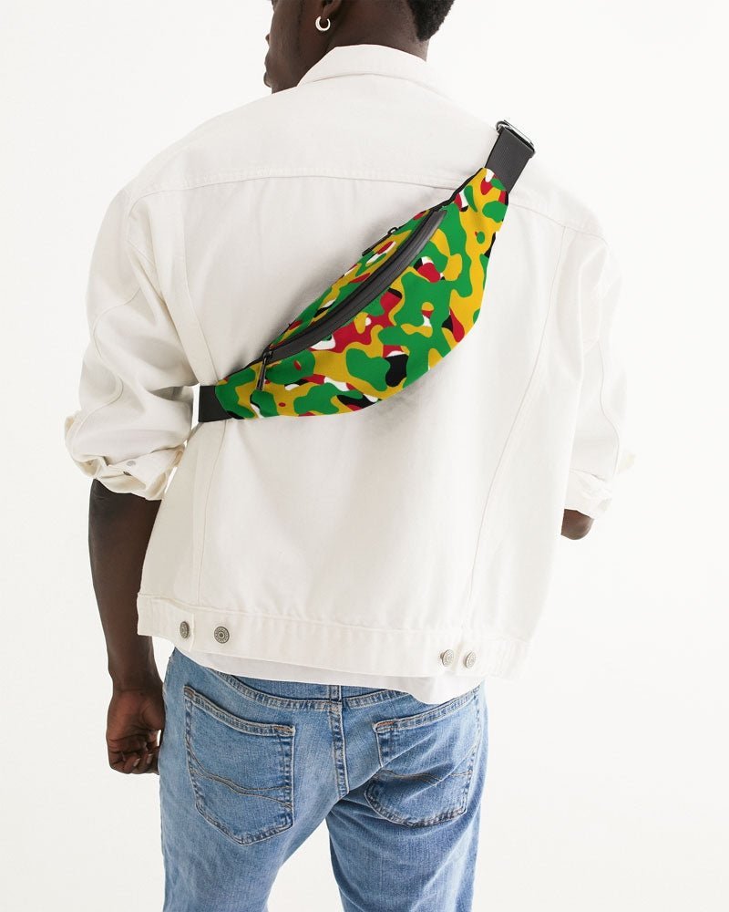 Guyana Flag Camouflage Crossbody Sling Bag - Conscious Apparel Store