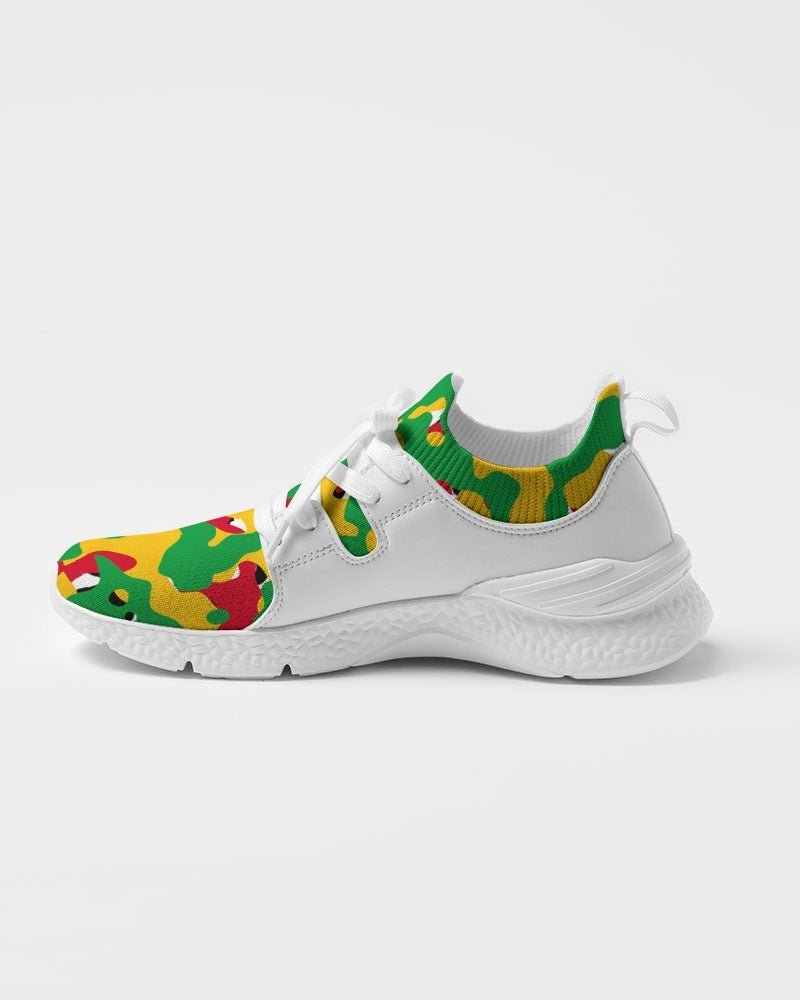 Guyana Flag Camouflage Men's Two-Tone Sneaker - Conscious Apparel Store