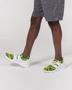 Guyana Flag Camouflage Men's Two-Tone Sneaker - Conscious Apparel Store