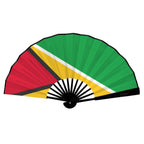 Guyana Flag Double-Sided Custom Folding Fan - Conscious Apparel Store