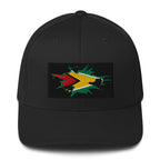 Guyana Flag Fitted Ball Cap - Conscious Apparel Store