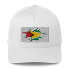 Guyana Flag Fitted Ball Cap - Conscious Apparel Store