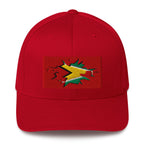 Guyana Flag Fitted Ball Cap - Conscious Apparel Store
