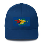 Guyana Flag Fitted Ball Cap - Conscious Apparel Store