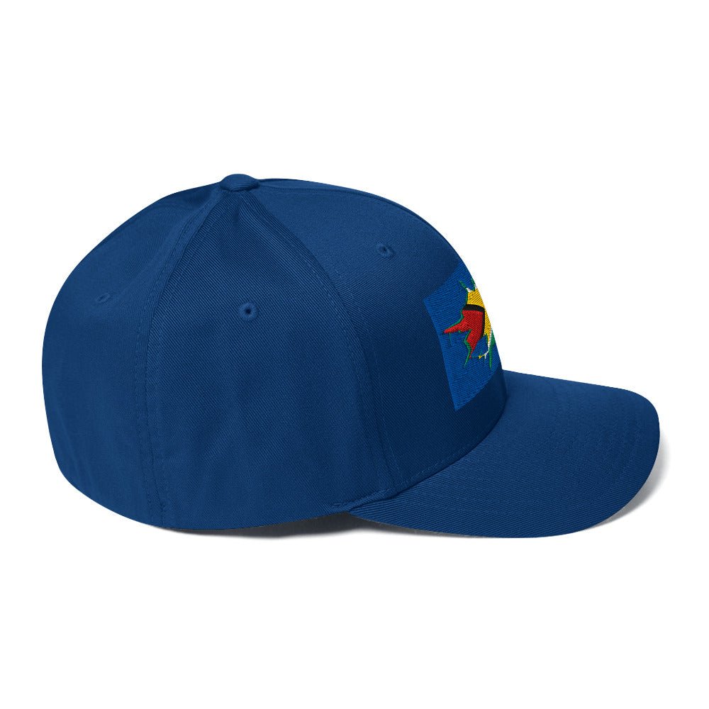 Guyana Flag Fitted Ball Cap - Conscious Apparel Store