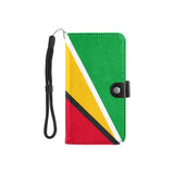 Guyana Flag Flip Leather Purse for Mobile Phone/Small - Conscious Apparel Store