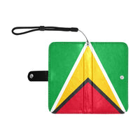 Guyana Flag Flip Leather Purse for Mobile Phone/Small - Conscious Apparel Store